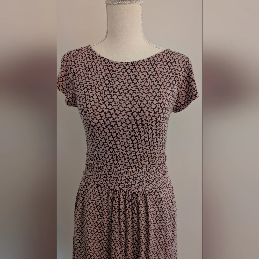Boden Daisy Print Amelie Jersey Dress, Small Petite - Picture 3 of 10